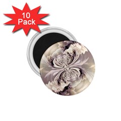 Fractal Feathers 1 75  Magnets (10 Pack)  by MRNStudios