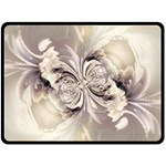 Fractal Feathers Fleece Blanket (Large)  80 x60  Blanket Front