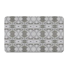 Nature Collage Seamless Pattern Magnet (rectangular)