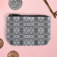 Nature Collage Seamless Pattern Mini Coin Purse