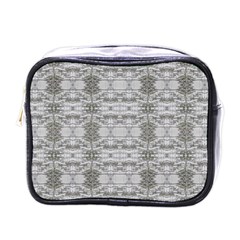 Nature Collage Seamless Pattern Mini Toiletries Bag (one Side)