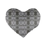 Nature Collage Seamless Pattern Standard 16  Premium Heart Shape Cushions Front