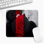 Roses Rouge Fleurs Large Mousepads Front