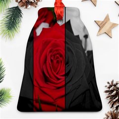 Roses Rouge Fleurs Bell Ornament (two Sides) by kcreatif