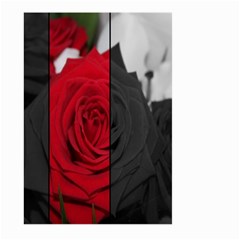 Roses Rouge Fleurs Large Garden Flag (two Sides) by kcreatif