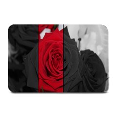 Roses Rouge Fleurs Plate Mats by kcreatif