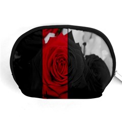 Roses Rouge Fleurs Accessory Pouch (medium) by kcreatif