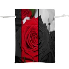 Roses Rouge Fleurs  Lightweight Drawstring Pouch (xl) by kcreatif