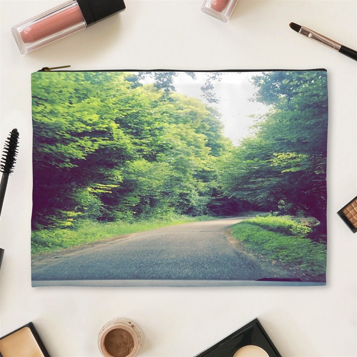 Photo Vue sur Forêt  Cosmetic Bag (XL)