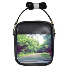 Photo Vue Sur Forêt  Girls Sling Bag by kcreatif