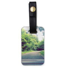 Photo Vue Sur Forêt  Luggage Tag (one Side) by kcreatif