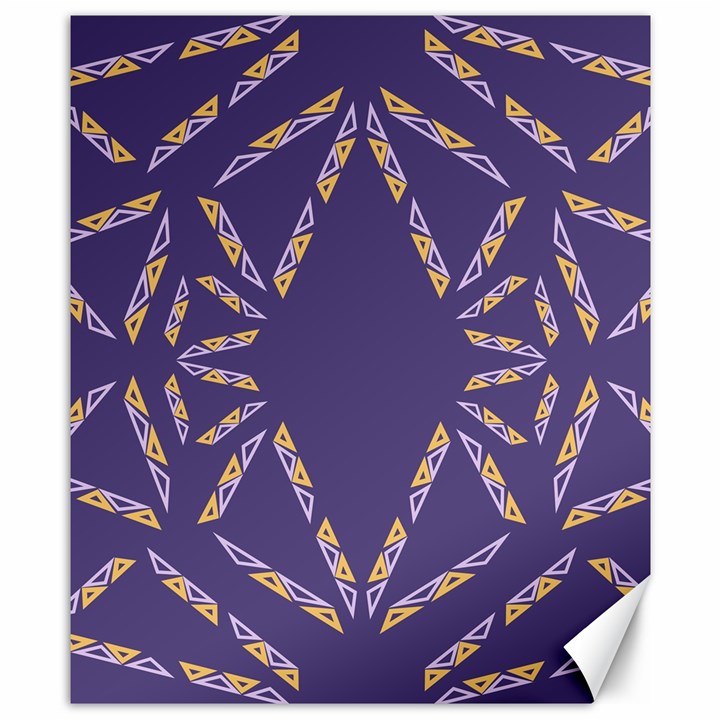 Abstract pattern geometric backgrounds   Canvas 8  x 10 