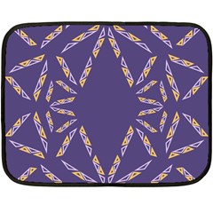 Abstract Pattern Geometric Backgrounds   Double Sided Fleece Blanket (mini)  by Eskimos