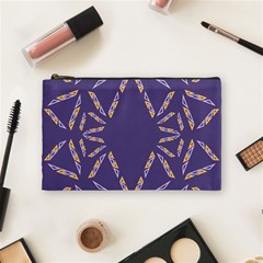 Abstract Pattern Geometric Backgrounds   Cosmetic Bag (medium) by Eskimos