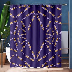 Abstract Pattern Geometric Backgrounds   Shower Curtain 60  X 72  (medium)  by Eskimos