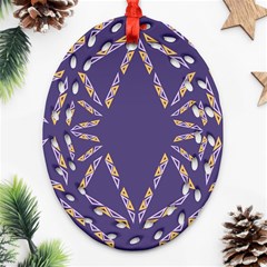 Abstract Pattern Geometric Backgrounds   Oval Filigree Ornament (two Sides) by Eskimos