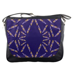 Abstract Pattern Geometric Backgrounds   Messenger Bag by Eskimos