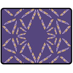 Abstract Pattern Geometric Backgrounds   Double Sided Fleece Blanket (medium)  by Eskimos