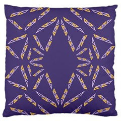 Abstract Pattern Geometric Backgrounds   Large Flano Cushion Case (one Side) by Eskimos