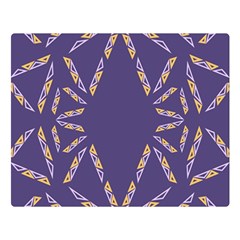 Abstract Pattern Geometric Backgrounds   Double Sided Flano Blanket (large)  by Eskimos