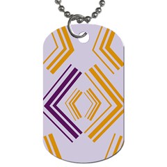 Abstract Geometric Design    Dog Tag (one Side) by Eskimos