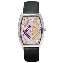 Abstract Geometric Design    Barrel Style Metal Watch by Eskimos