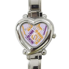 Abstract Geometric Design    Heart Italian Charm Watch by Eskimos