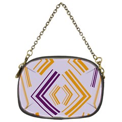 Abstract Geometric Design    Chain Purse (one Side) by Eskimos