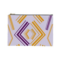 Abstract Geometric Design    Cosmetic Bag (large) by Eskimos