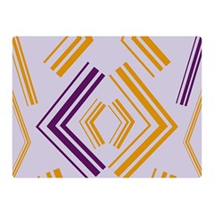 Abstract Geometric Design    Double Sided Flano Blanket (mini)  by Eskimos