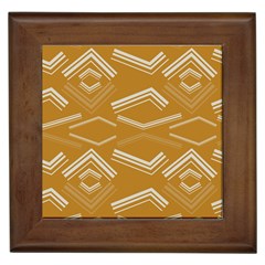 Abstract Geometric Design    Framed Tile by Eskimos