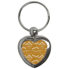 Abstract Geometric Design    Key Chain (heart) by Eskimos