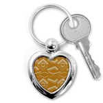 Abstract geometric design    Key Chain (Heart) Front