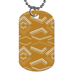 Abstract Geometric Design    Dog Tag (two Sides) by Eskimos