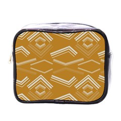 Abstract Geometric Design    Mini Toiletries Bag (one Side) by Eskimos