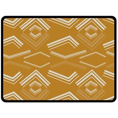 Abstract Geometric Design    Fleece Blanket (large)  by Eskimos