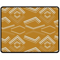 Abstract Geometric Design    Fleece Blanket (medium)  by Eskimos