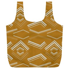 Abstract Geometric Design    Full Print Recycle Bag (xl) by Eskimos