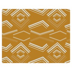 Abstract Geometric Design    Double Sided Flano Blanket (medium)  by Eskimos