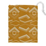 Abstract geometric design    Drawstring Pouch (4XL) Front