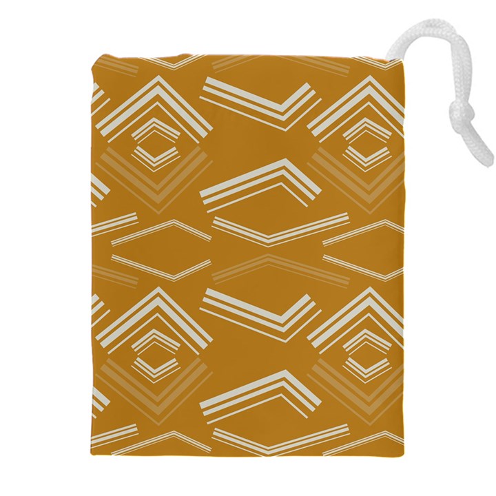 Abstract geometric design    Drawstring Pouch (4XL)