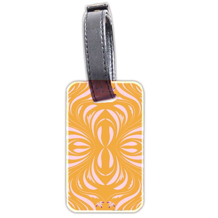 Folk flowers print Floral pattern Ethnic art Luggage Tag (two sides)