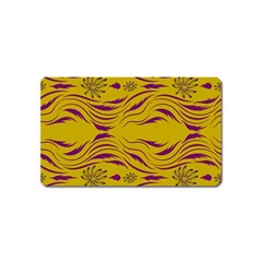  Folk Flowers Print Floral Pattern Ethnic Art Magnet (name Card) by Eskimos