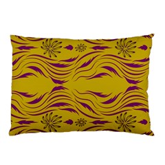  Folk Flowers Print Floral Pattern Ethnic Art Pillow Case by Eskimos