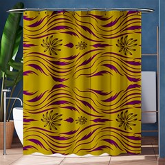  Folk Flowers Print Floral Pattern Ethnic Art Shower Curtain 60  X 72  (medium)  by Eskimos