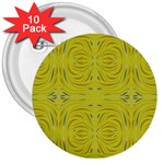 Folk flowers print Floral pattern Ethnic art 3  Buttons (10 pack)  Front