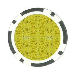 Folk Flowers Print Floral Pattern Ethnic Art Poker Chip Card Guard by Eskimos