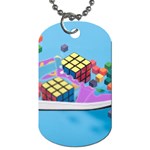 Floating-cubes-on-blue Backgrounderaser 20220422 203144521 Backgrounderaser 20220422 203216276 Dog Tag (Two Sides) Front