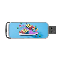 Floating-cubes-on-blue Backgrounderaser 20220422 203144521 Backgrounderaser 20220422 203216276 Portable Usb Flash (two Sides) by marthatravis1968