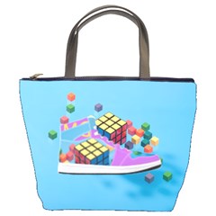 Floating-cubes-on-blue Backgrounderaser 20220422 203144521 Backgrounderaser 20220422 203216276 Bucket Bag by marthatravis1968